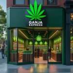 vancity a store front with a green leaf sign